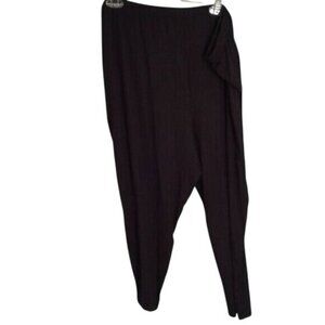 Capsule Plus Size US 26 Leggings Pants Relaxed Fit Black Lightweight Stretchy